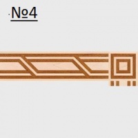 Художественный бордюр № 4 клен, мербау