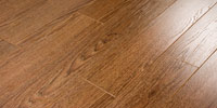 Ламинат Ecoflooring Коллекция Brush Wood  33/AC5  Дуб шоколад арт 528, размеры: 1215х166х12 мм