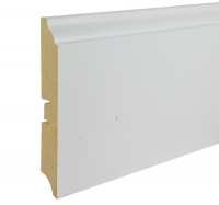 Плинтус МДФ Smartprofile Paint 120B белый под покраску