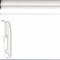 Плинтус МДФ Neuhofer Holz Белый 115х18х2400 мм